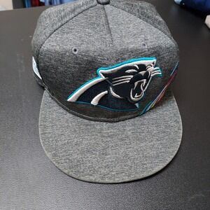 Carolina Panthers Hat Cap Mens OSFM Crucial Catch NFL 100 Snap back Hat 9Fifty